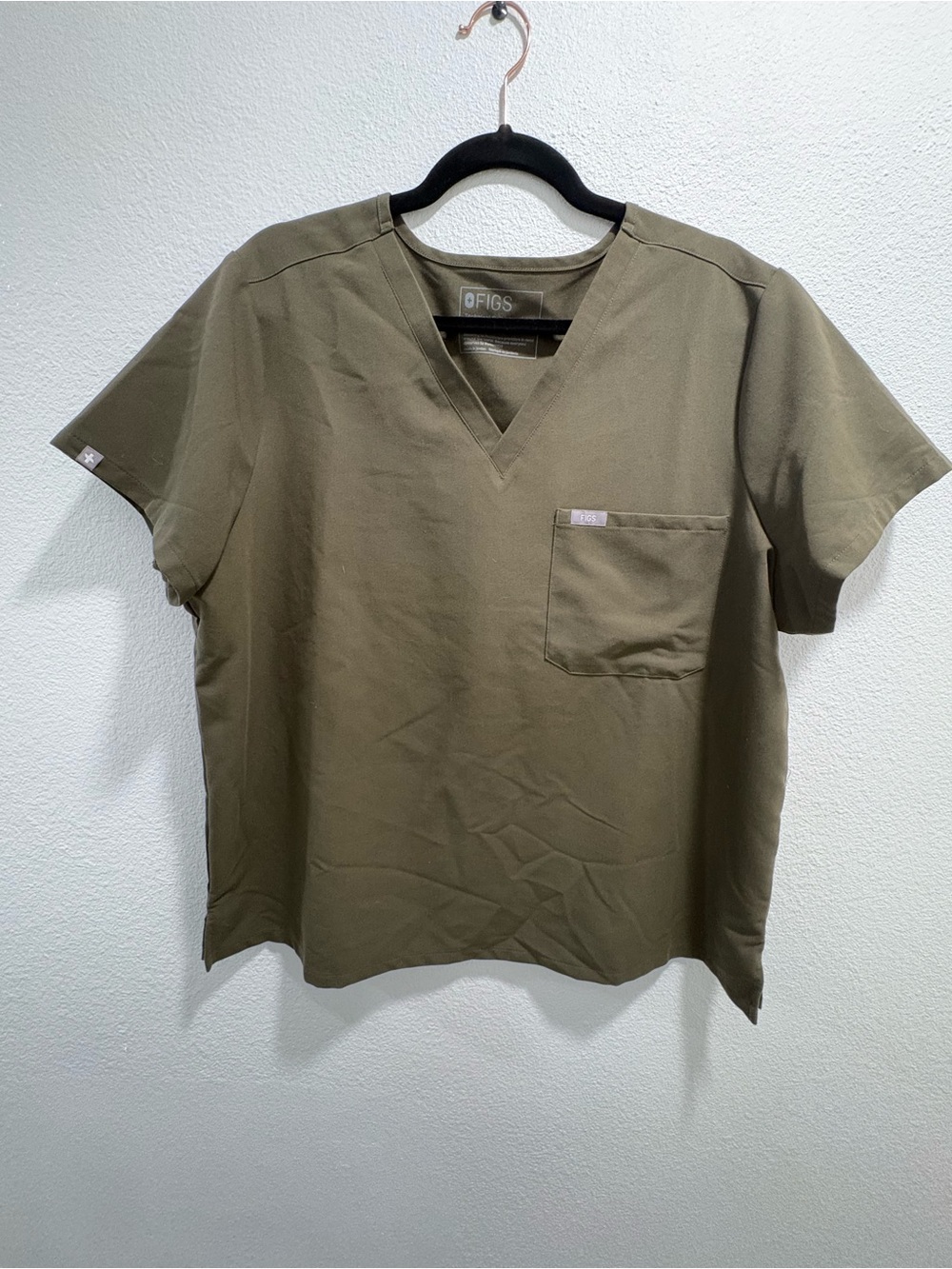 FIGS Catarina One-Pocket Scrub Top Women’s XXL PETITE - SPRUCE